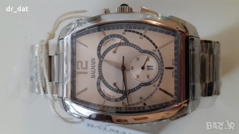 Balmain Retrograde Chronograph Swiss made, снимка 1