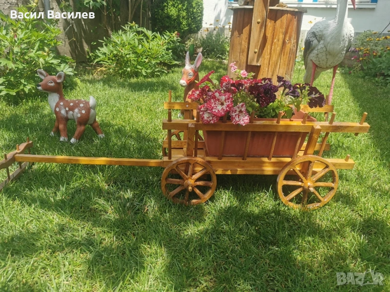 декоративна волска каручка , снимка 1