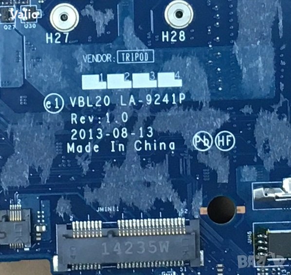 HP ZBook 15.6" Intel i7-4800MQ дънна платка - РАБОТЕЩА - 734304-001, снимка 1