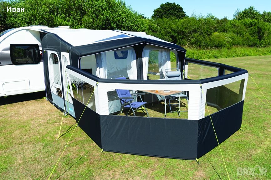 Надуваем ветрозащитен параван за къмпинг,Dometic Air Break Pro 5 Panel Windbreak , снимка 1