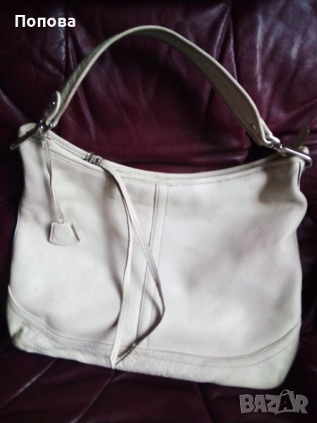 Голяма маркова чанта от естествена кожа , снимка 1