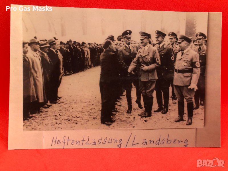 Снимка Адолф Хитлер в Ландсберг Хафтенласунг само за 10 лв., снимка 1