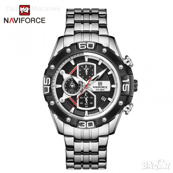 Мъжки часовник Naviforce Хронограф NF 8018 SBS., снимка 1