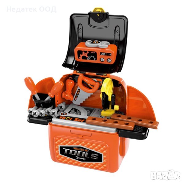 Детски Куфар с инструменти, тип раница, преносима, снимка 1