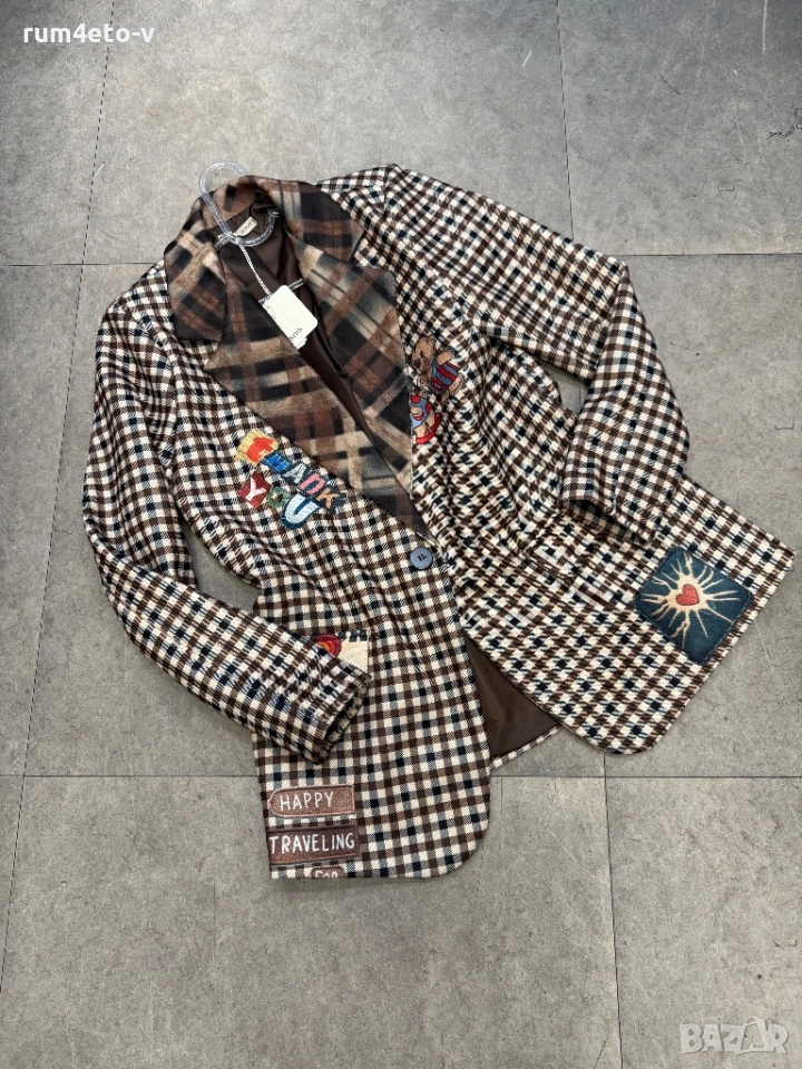 Сладко плътно сако с мечета , снимка 1