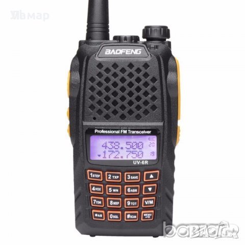 Мощна, двубандова, професионална радиостанция Baofeng UV-5R 8W, UV-6R, UV-9R, снимка 1