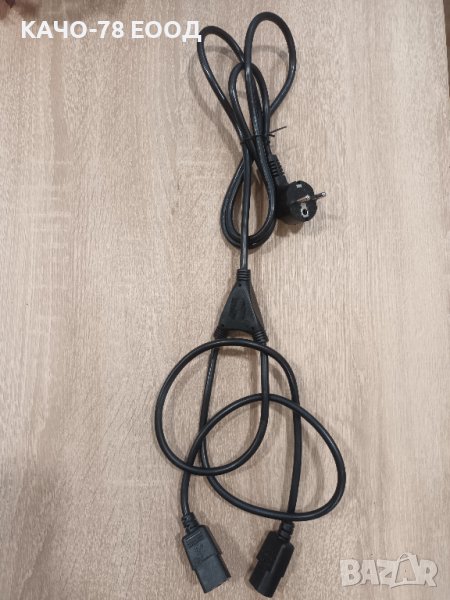Захранващ кабел, двоен, снимка 1