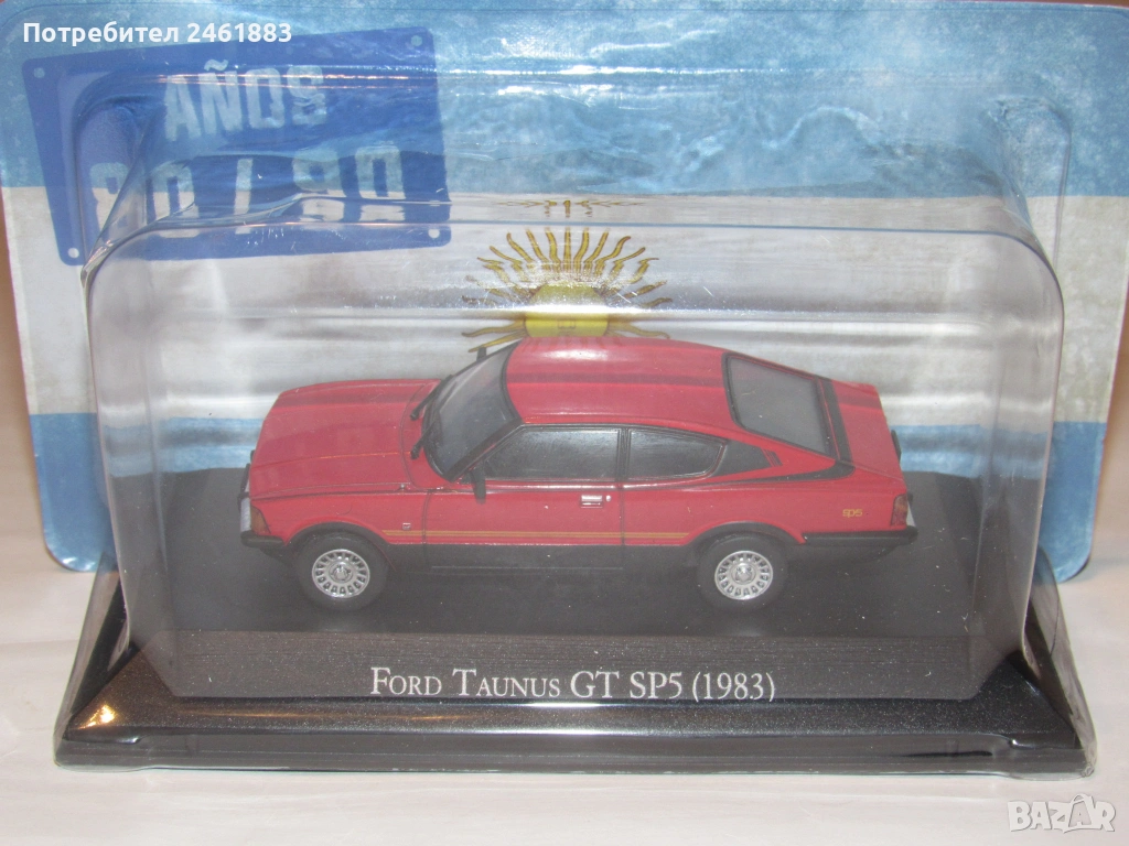 1/43 метална колекционерска количка Ford Taunus GT SP5 нова., снимка 1