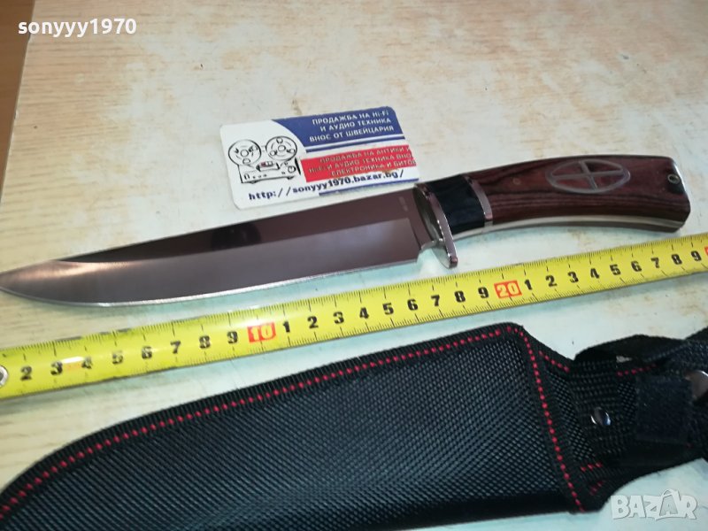 НОЖ МАСИВЕН ОСТЪР ЯК 1201241047, снимка 1