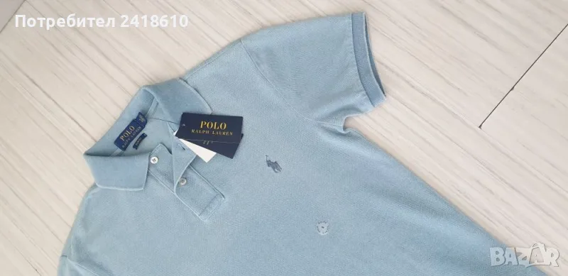 POLO Ralph Lauren Pique Cotton Slim Fit Mens Size S НОВО! ОРИГИНАЛ! Мъжка Тениска!, снимка 1