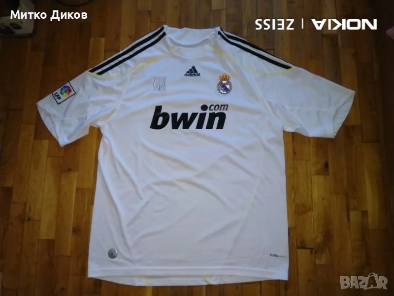 Реал Мадрид футболна тениска отлична домакини 2009-2010 №9 Кристиано Роналдо размер ХЛ, снимка 1
