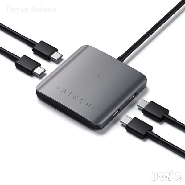 4-портов USB C хъб, снимка 1