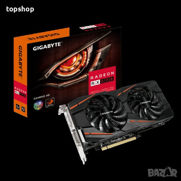 Gigabyte Radeon™ RX 570 GAMING 4G, снимка 1
