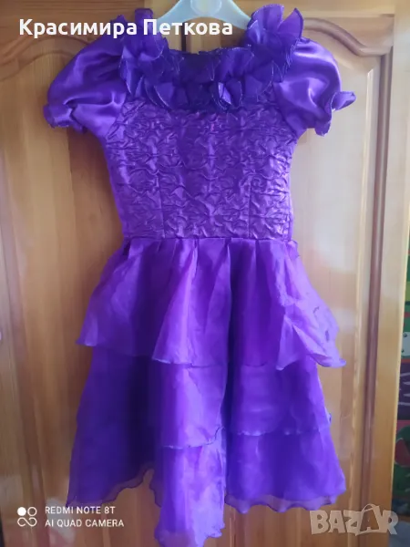 Красива рокля в лилаво, снимка 1
