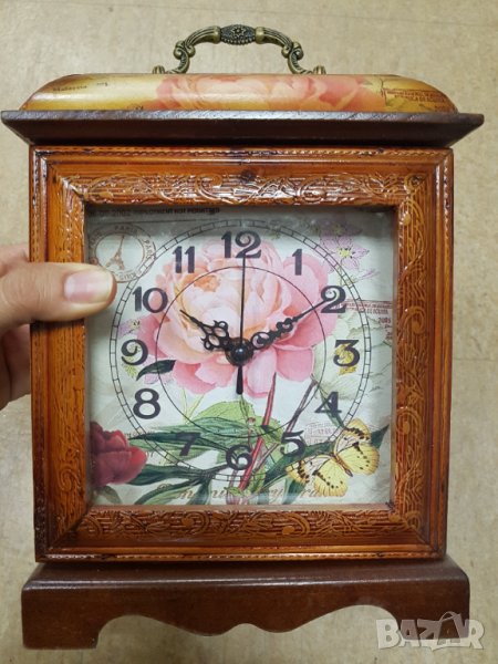 Дървен часовник, снимка 1