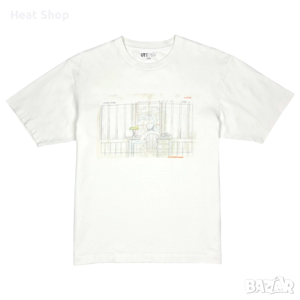 Мъжка тениска UniQlo x Kenshi Yonezu The Boy & The Heron Preston Graphic T-Shirt, снимка 1