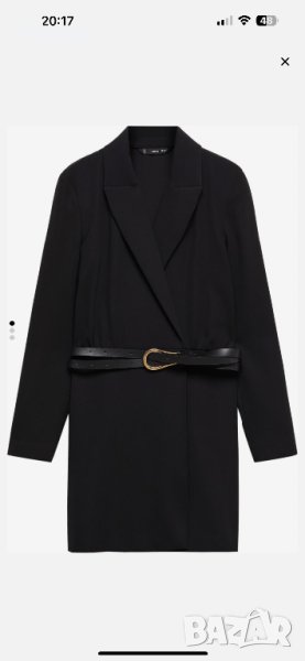 Рокля Mango тип блейзър с коланче, снимка 1