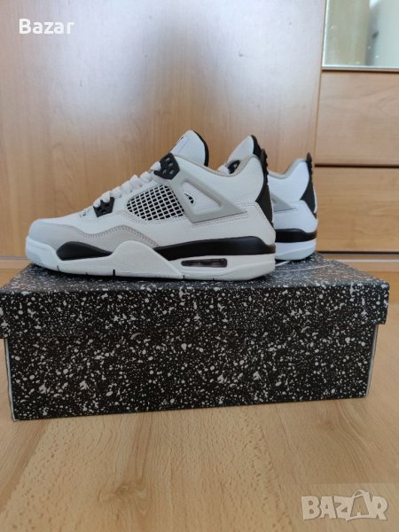 Nike Air Jordan 4 Retro Military Black Panda Black Дамски Кецове Размер 36 Номер Маратонки Обувки, снимка 1