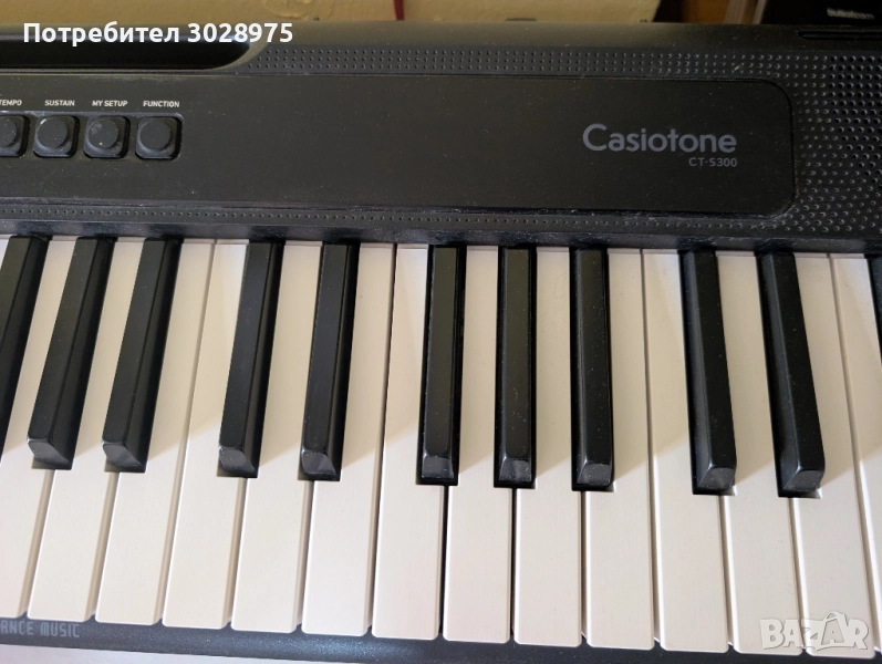 Продава синтезатор Casio CT-S300 и пиано състейн педал M-audio SP-2, снимка 1