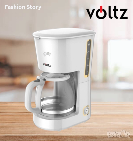 Кафемашина Oliver Voltz Daisy, 700W, 1.25 л, Светлинен индикатор, снимка 1