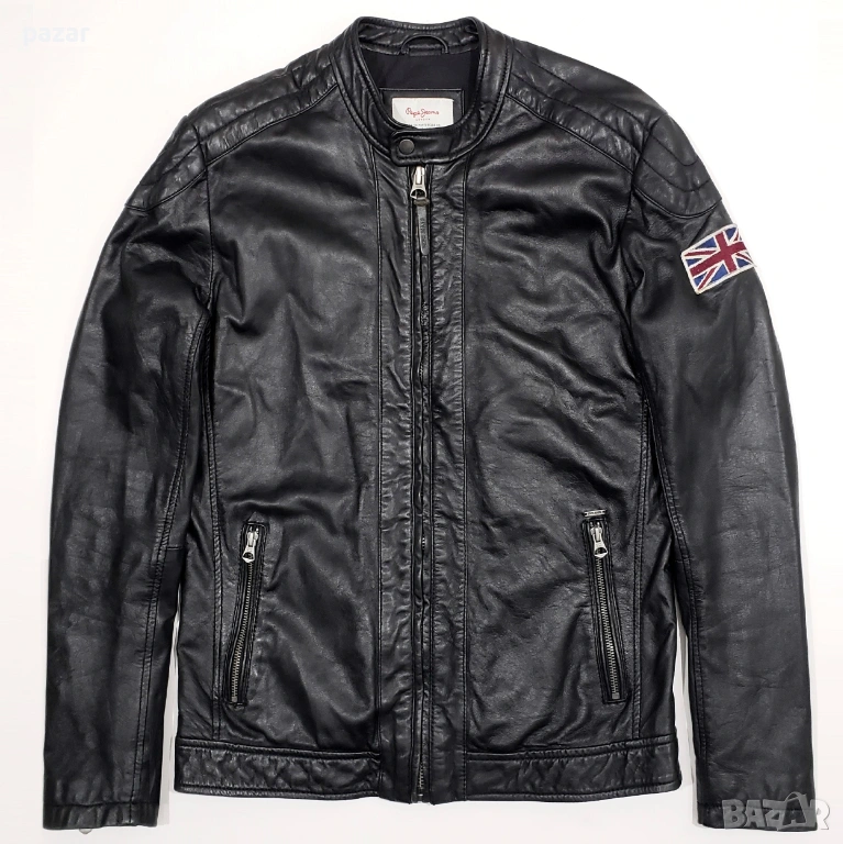 PEPE JEANS LENNON Мъжко Кожено Яке Като ново S-M, снимка 1