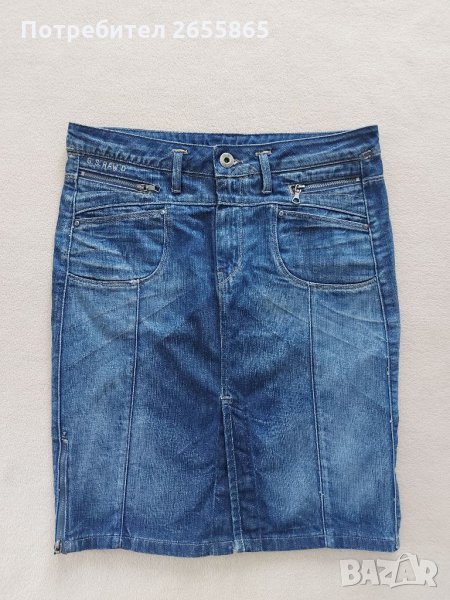  Дънкова пола G-STAR DENIM, снимка 1