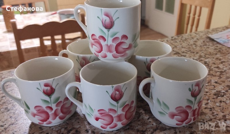 Ръчно рисувани чаши за кафе, чай, снимка 1