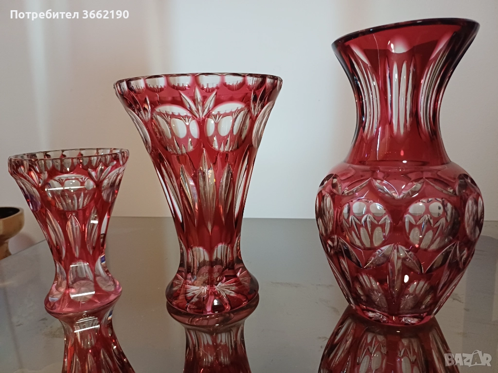 Кристални вази, снимка 1