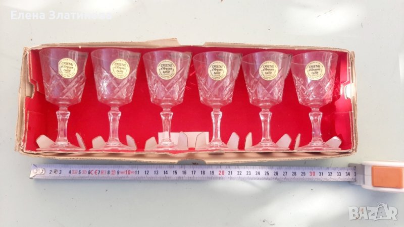 Кристални чаши за ракия, снимка 1