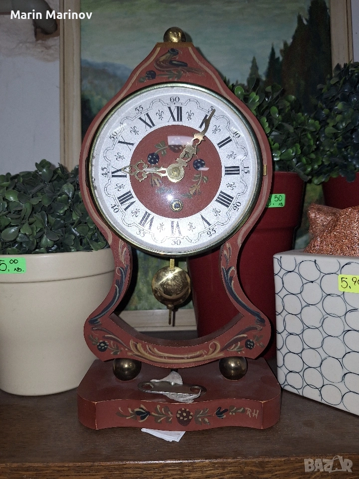 каминен механичен часовник , снимка 1