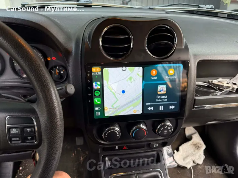 Jeep Compass Patriot - 10.1" Android 14 Мултимедия CarPlay Навигация Андроид, снимка 1