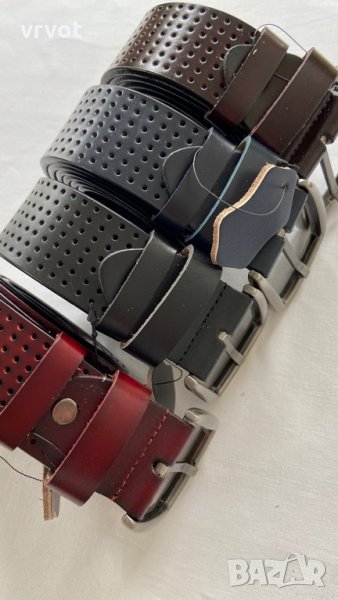 МЪЖКИ КОЛАНИ с класическа тока от естествена кожа , снимка 1