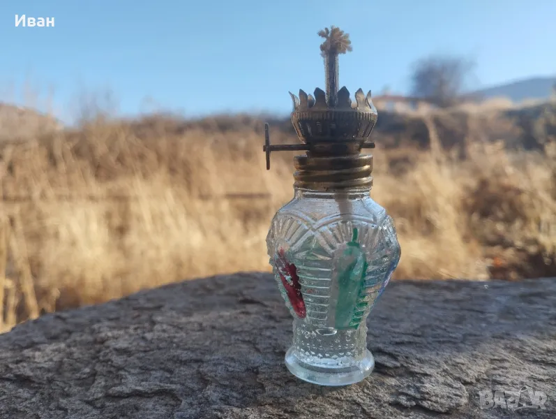 Мини газена лампа  , малка газова лампа , снимка 1