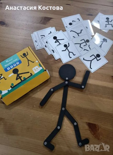 Монтесори Дървено човече , снимка 1