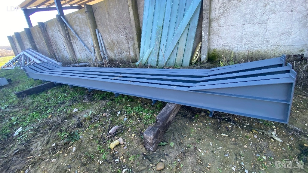 Метално хале-Ригел едноскат-216кв, снимка 1