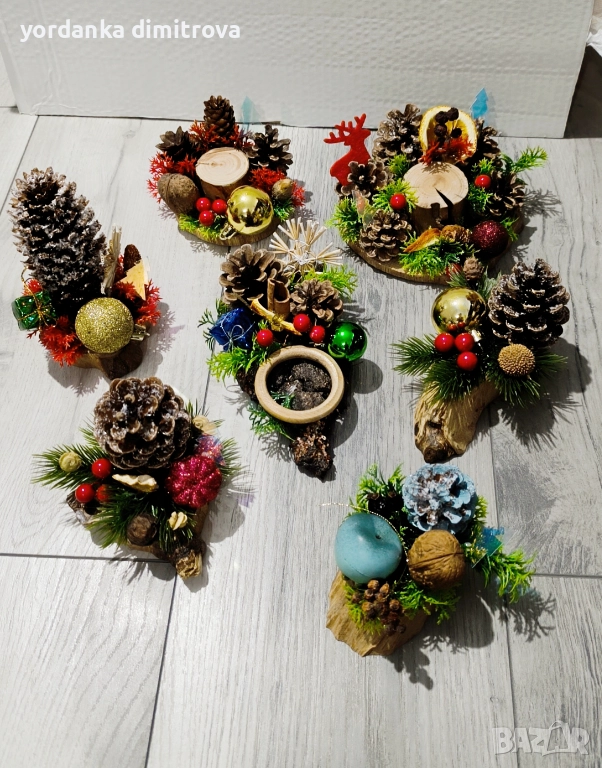 Коледни свещници и сувенири , снимка 1