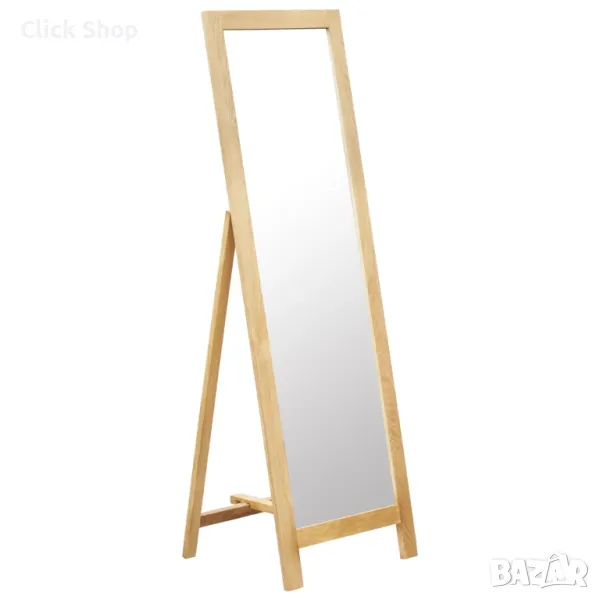 Свободностоящо огледало, 48x46,5x150 см, дъб масив, снимка 1
