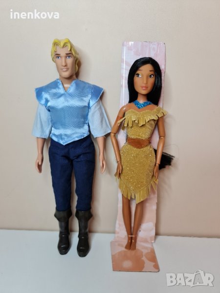 кукла Покахонтас и  кукла Джон Смит оригинални на Дисни, снимка 1