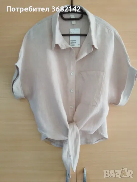 продавам нова ленена дамска риза, снимка 1