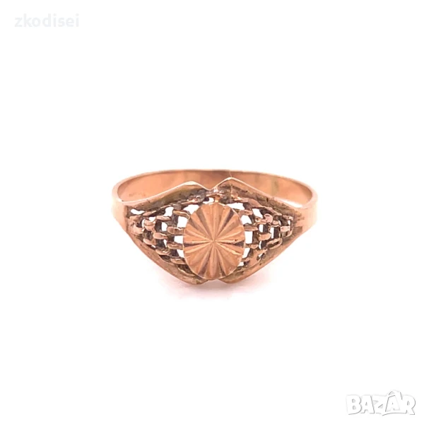 Златен дамски пръстен 1,75гр. 14кр. проба:585 размер:57 модел:32724-2, снимка 1