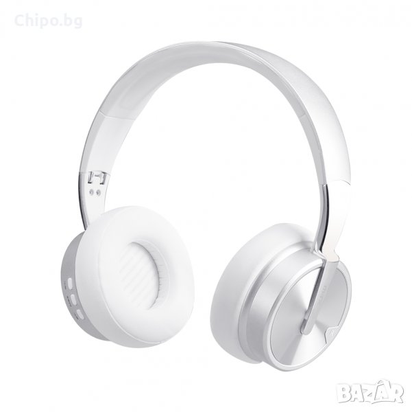 Слушалки с Bluetooth Moveteck HiFi - Цвят - Бял, Черен, Черен/Червен, снимка 1
