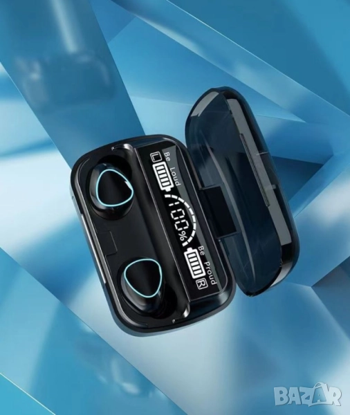 Безжични Bluetooth слушалки с LED цифров дисплей , снимка 1