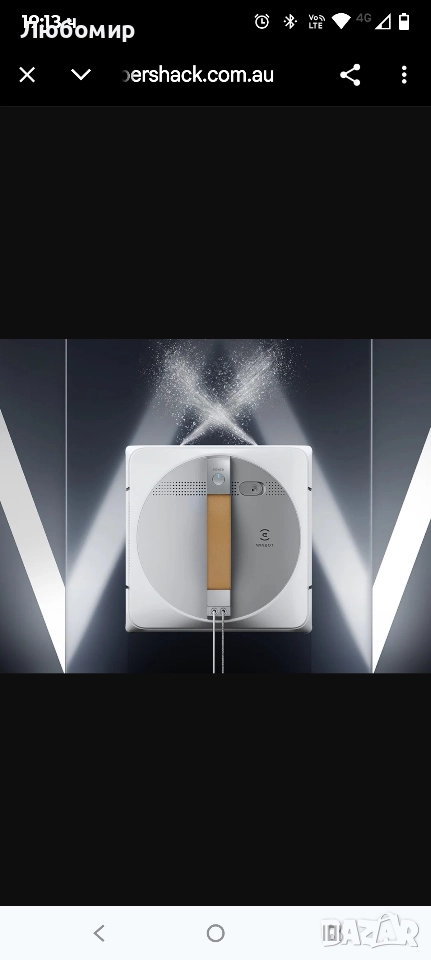 Ecovacs Winbot W1 Pro – умен малък робот за почистване на прозорци , снимка 1