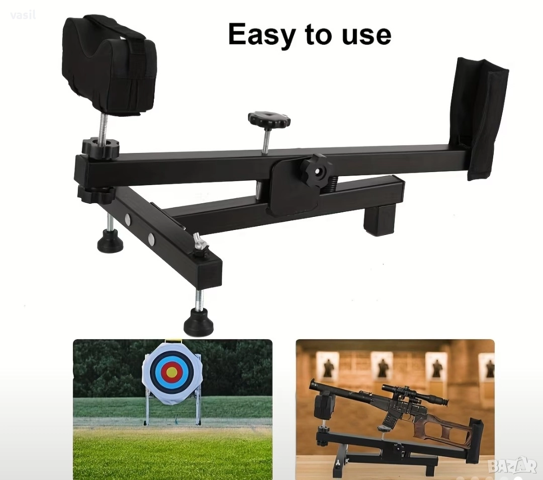 Стабилна стойка за въздушна и PCP пушка – стрелба и поддръжка, снимка 1