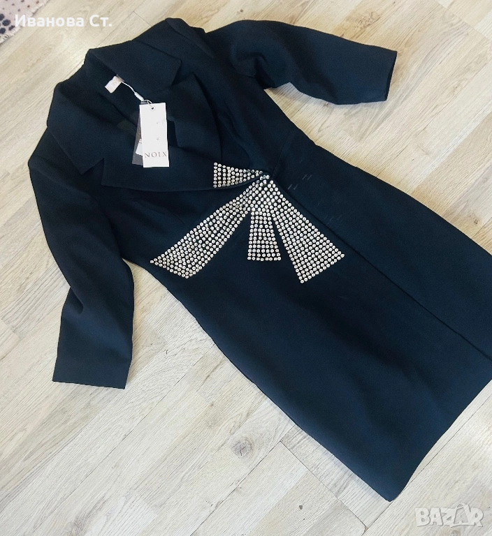 Черна елегантна рокля, снимка 1