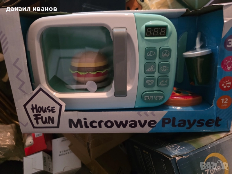 играчка микровълнова фурна , снимка 1
