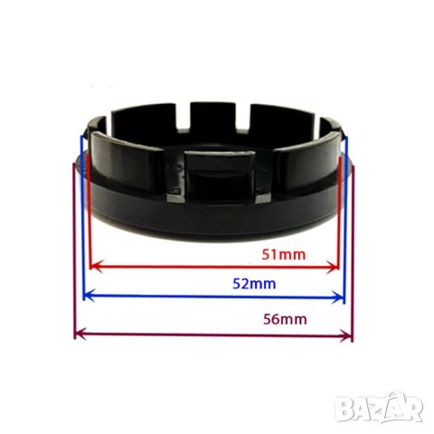 капачки за джанти Шкода Skoda 58mm комплект зелено черно хром, снимка 2 - Аксесоари и консумативи - 40269088