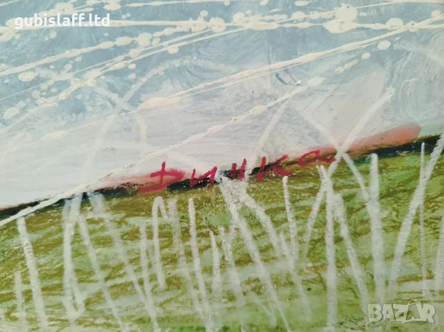 Картина, голо тяло, подпис "Динка", 1990-те г., снимка 2 - Картини - 48804480