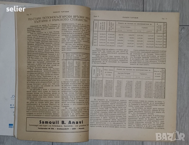 Списанието от 1942 г. е посветено на Международния мострен панаир в Пловдив. Заглавие: "Външна търго, снимка 7 - Художествена литература - 52565705