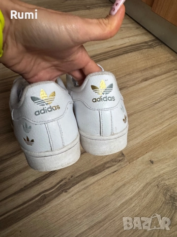 Оригинални мъжки кецове ADIDAS SUPERSTAR! 43 н, снимка 4 - Кецове - 52344509